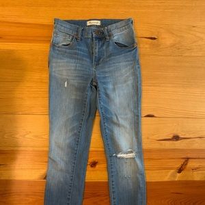 Madewell Lightwash Skinmy Jeans